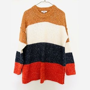 Madewell Striped Baxter Sweater Tunic. Worn Once, like NEW! XXS